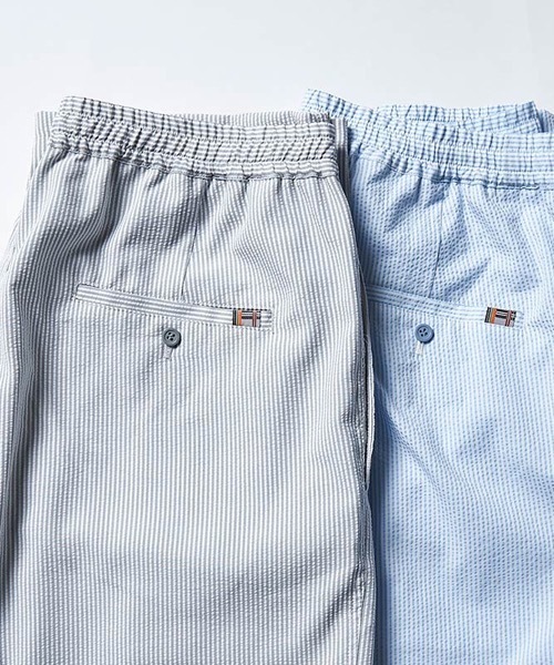 JACKSON MATISSE(ジャクソンマティス)の「【JACKSON MATISSE】ジャクソンマティス/ Seersucker Pants(その他パンツ・メンズ・グレー・MEDIUM/LARGE)」の3枚目の写真