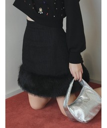 LILY BROWN | 【WEB限定カラー】エコファーミニスカート(スカート)