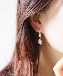 jolie minette/クリアバブル シルバー ピアス