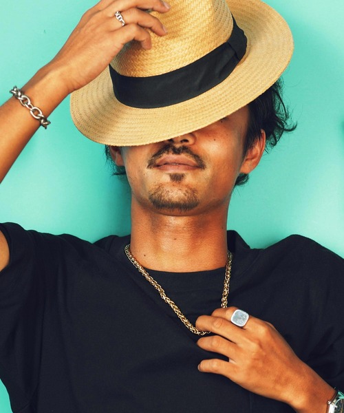 EF DOM TO DO（イーエフダムトゥードゥー）の「ツイストチェーンネックレス ステンレス ゴールド / 7mm幅（ネックレス・メンズ・ゴールド・50㎝/60cm）」の7枚目の写真