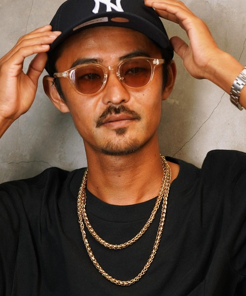 EF DOM TO DO（イーエフダムトゥードゥー）の「ツイストチェーンネックレス ステンレス ゴールド / 7mm幅（ネックレス・メンズ・ゴールド・50㎝/60cm）」の5枚目の写真