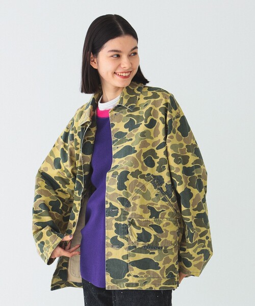 BEAMS BOY(ビームスボーイ)の「BEAMS BOY / ハンチング ジャケット(ブルゾン・レディース・オリーブ/ネイビー・ONE SIZE)」の12枚目の写真