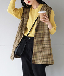 テーラーロングジレ