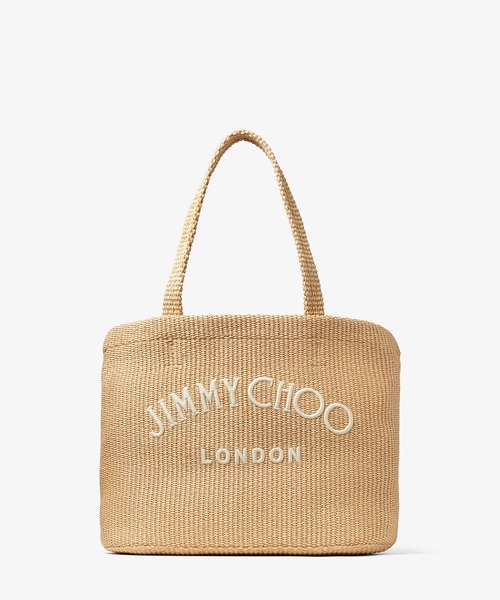 JIMMY CHOO(ジミーチュウ)の「BEACH TOTE E/W(トートバッグ・レディース・ナチュラル・ONE SIZE)」の2枚目の写真