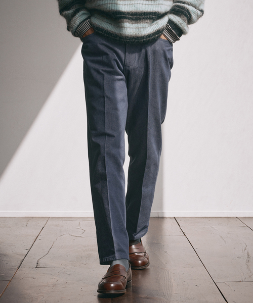 EDIFICE（エディフィス）の「E.リジットデニムスラックス（スラックス・メンズ・ネイビー・46/44/48）」の3枚目の写真