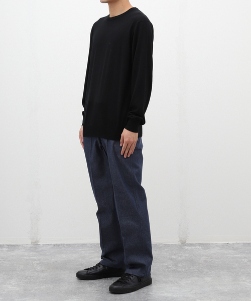 EDIFICE（エディフィス）の「E.リジットデニムスラックス（スラックス・メンズ・ネイビー・46/44/48）」の19枚目の写真