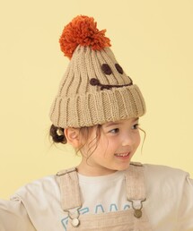 BEAMS mini | BEAMS mini / スマイル ニット ポンポン ワッチ 23FW(ニットキャップ/ビーニー)