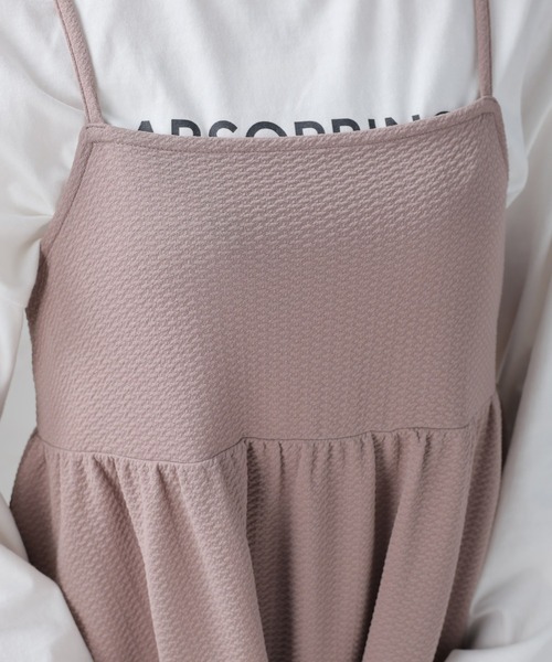 Honeys(ハニーズ)の「キャミワンピース(ワンピース・レディース・モカ/ブラック/グレイッシュベージュ・M/LL/L/S/3L)」の20枚目の写真