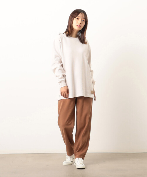 Purple&Yellow(パープルアンドイエロー)の「コットンツイル ストレートパンツ(その他パンツ・メンズ・パープル/ブラウン/オレンジ/アイボリー・SMALL/MEDIUM/LARGE)」の5枚目の写真
