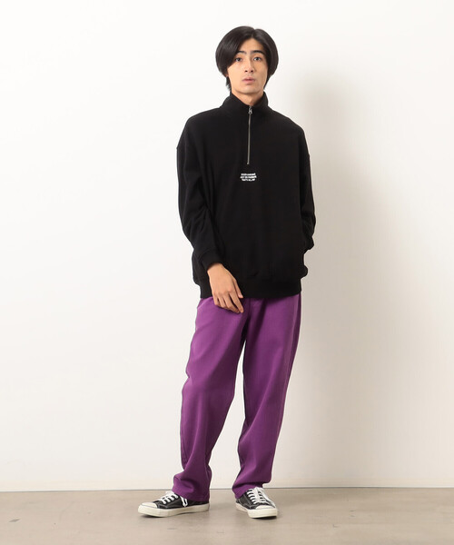 Purple&Yellow(パープルアンドイエロー)の「コットンツイル ストレートパンツ(その他パンツ・メンズ・パープル/ブラウン/オレンジ/アイボリー・SMALL/MEDIUM/LARGE)」の10枚目の写真