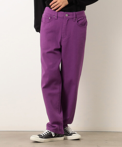 Purple&Yellow(パープルアンドイエロー)の「コットンツイル ストレートパンツ(その他パンツ・メンズ・パープル/ブラウン/オレンジ/アイボリー・SMALL/MEDIUM/LARGE)」の12枚目の写真