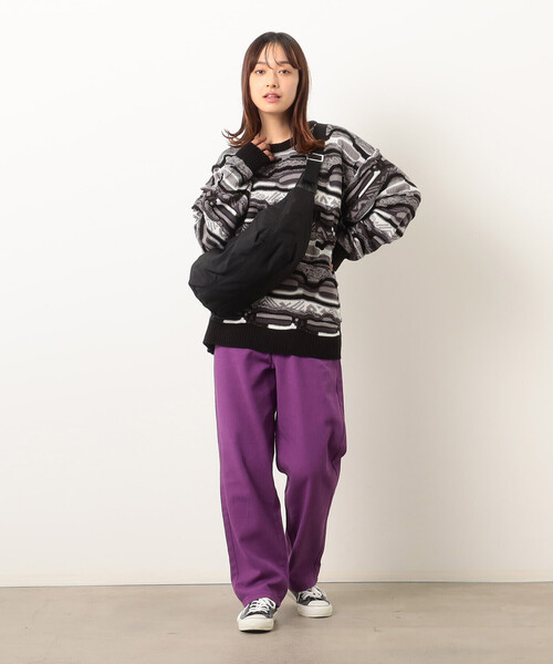 Purple&Yellow(パープルアンドイエロー)の「コットンツイル ストレートパンツ(その他パンツ・メンズ・パープル/ブラウン/オレンジ/アイボリー・SMALL/MEDIUM/LARGE)」の13枚目の写真