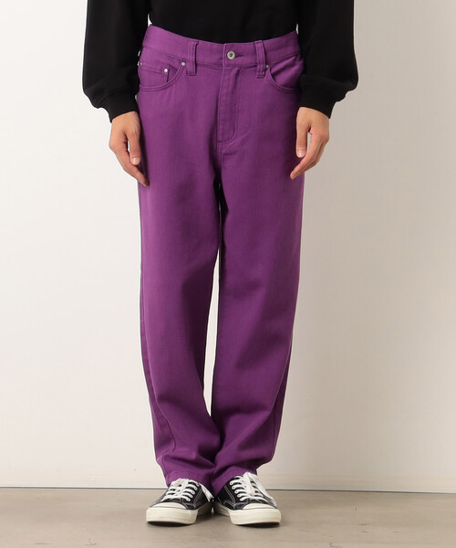 Purple&Yellow(パープルアンドイエロー)の「コットンツイル ストレートパンツ(その他パンツ・メンズ・パープル/ブラウン/オレンジ/アイボリー・SMALL/MEDIUM/LARGE)」の17枚目の写真
