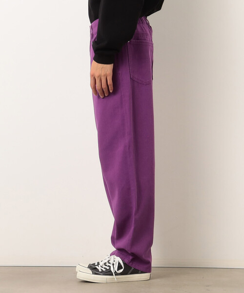 Purple&Yellow(パープルアンドイエロー)の「コットンツイル ストレートパンツ(その他パンツ・メンズ・パープル/ブラウン/オレンジ/アイボリー・SMALL/MEDIUM/LARGE)」の18枚目の写真