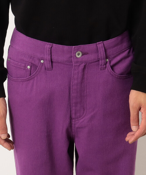 Purple&Yellow(パープルアンドイエロー)の「コットンツイル ストレートパンツ(その他パンツ・メンズ・パープル/ブラウン/オレンジ/アイボリー・SMALL/MEDIUM/LARGE)」の20枚目の写真