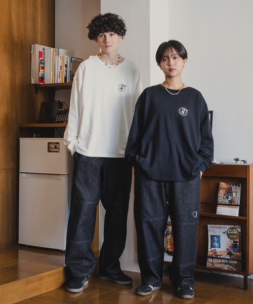 punch circle long tee / パンチサークルロンT（Tシャツ/カットソー