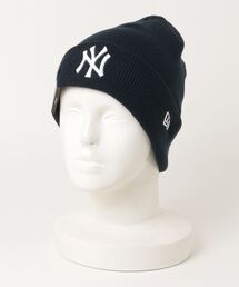 NEW ERA | NEW ERA/ニューエラ ビーニー ベーシック カフニット MLB Team Logo ニューヨーク・ヤンキース ネイビー13751338(ニットキャップ/ビーニー)