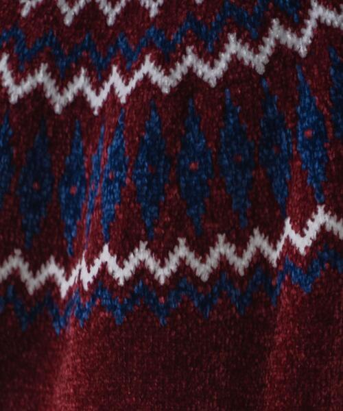 WEGO（ウィゴー）の「WEGO/ベロアモール総柄ラグランプルオーバー（ニット/セーター・メンズ・その他2/その他1・LARGE/MEDIUM）」の6枚目の写真