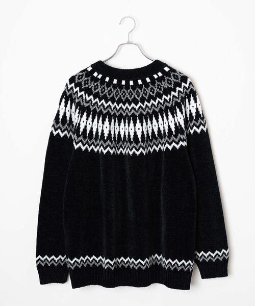 WEGO（ウィゴー）の「WEGO/ベロアモール総柄ラグランプルオーバー（ニット/セーター・メンズ・その他2/その他1・LARGE/MEDIUM）」の22枚目の写真