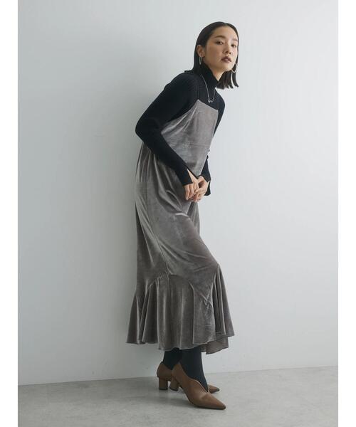 armonia（アルモニーア）の「a.ベロアキャミワンピース（ワンピース・レディース・ブラック/グレー/ブルー・FREE）」の18枚目の写真