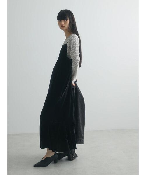 armonia（アルモニーア）の「a.ベロアキャミワンピース（ワンピース・レディース・ブラック/グレー/ブルー・FREE）」の22枚目の写真