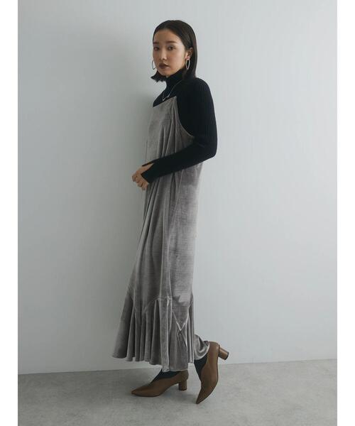 armonia（アルモニーア）の「a.ベロアキャミワンピース（ワンピース・レディース・ブラック/グレー/ブルー・FREE）」の6枚目の写真