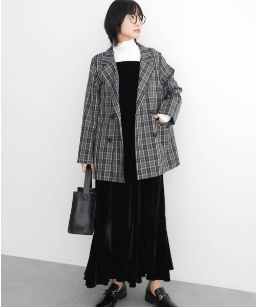 armonia（アルモニーア）の「a.ベロアキャミワンピース（ワンピース・レディース・ブラック/グレー/ブルー・FREE）」の13枚目の写真