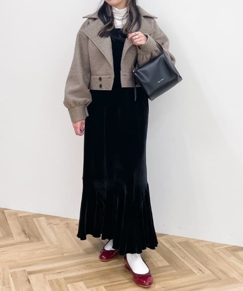 armonia（アルモニーア）の「a.ベロアキャミワンピース（ワンピース・レディース・ブラック/グレー/ブルー・FREE）」の15枚目の写真