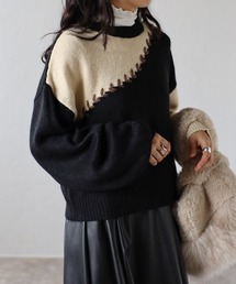 ハートステッチプルオーバー