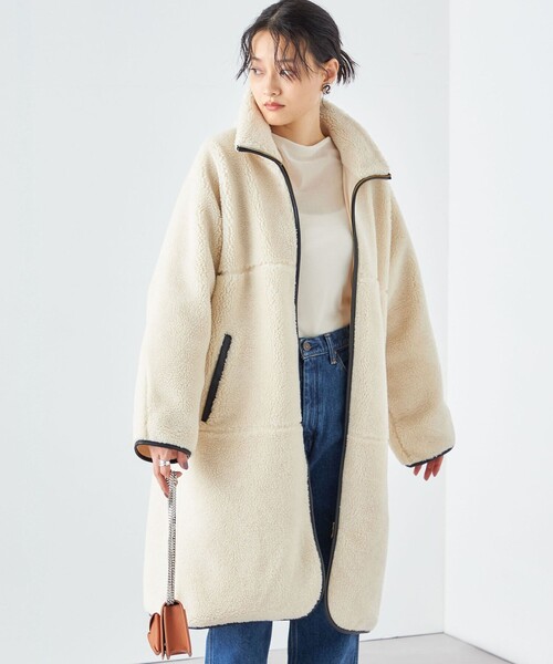 SHIPS（シップス）の「* 〈手洗い可能〉パイピング ドルマン ボア