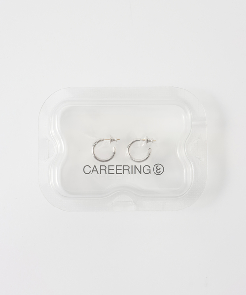 CAREERING フープピアス(両耳用) 301 シルバー CAREERING - 【両耳用】 フープピアス - CRYSTALLIZED 301(SV