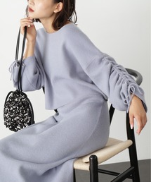 FREE'S MART | ◆ドロストスリーブニットセットアップ(ワンピース)