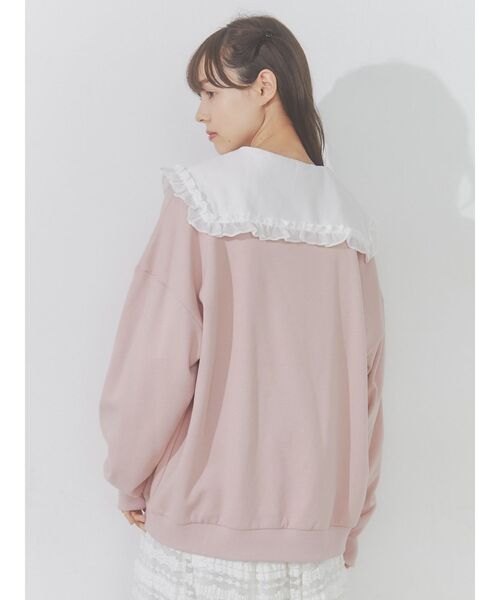 merry jenny（メリージェニー）の「猫図鑑スウェット（スウェット・レディース・ピンク/チャコールグレー/オフホワイト・FREE）」の8枚目の写真