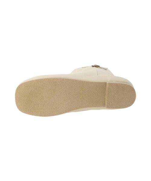 Samansa Mos2（サマンサ モスモス）の「スクエアトゥショートブーツ（ブーツ・レディース・オフホワイト/ベージュ・M/L）」の11枚目の写真