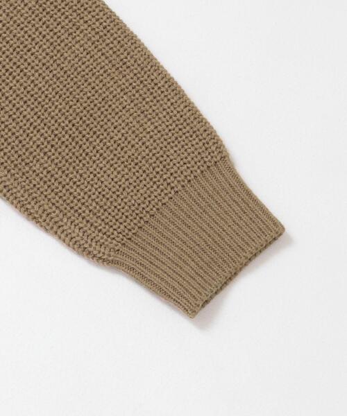 ITEMS URBANRESEARCH（アイテムズ アーバンリサーチ）の「マシンウォッシャブル 片畦クルーネックニット（ニット/セーター・メンズ・キャメル/ブラック/グリーン/ブルー/アイボリー・LARGE/MEDIUM）」の10枚目の写真