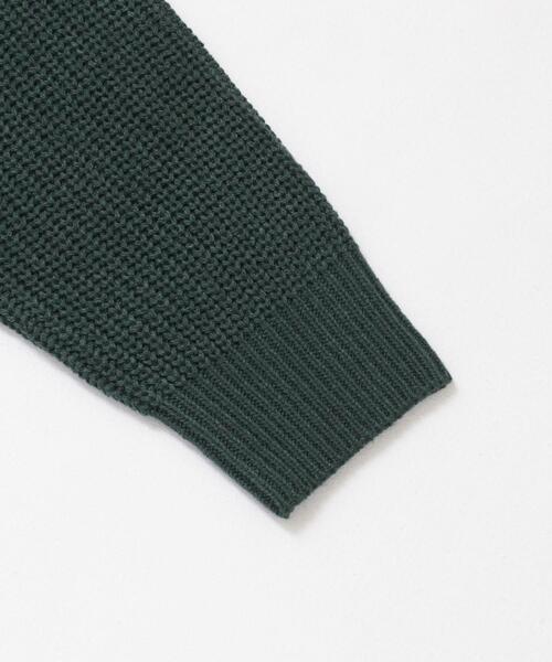 ITEMS URBANRESEARCH（アイテムズ アーバンリサーチ）の「マシンウォッシャブル 片畦クルーネックニット（ニット/セーター・メンズ・キャメル/ブラック/グリーン/ブルー/アイボリー・LARGE/MEDIUM）」の15枚目の写真