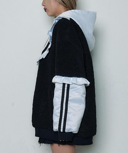 WEGO（ウィゴー）の「WEGO/【一部店限定】ボアドッキングフリル