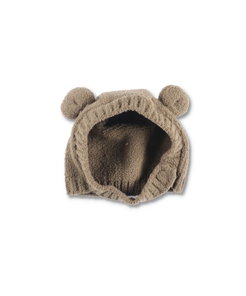 BRANSHES（ブランシェス）の「【ベビー】モールニットくま＆ひつじベビー帽（その他ベビー用品・キッズ・アイボリー/ブラウン・FREE）」の11枚目の写真