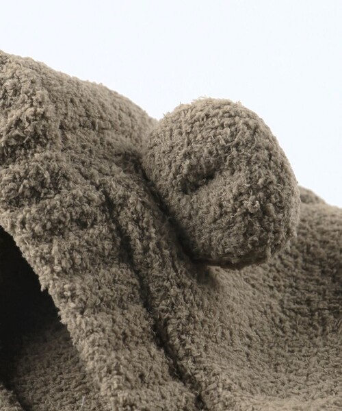 BRANSHES（ブランシェス）の「【ベビー】モールニットくま＆ひつじベビー帽（その他ベビー用品・キッズ・アイボリー/ブラウン・FREE）」の4枚目の写真