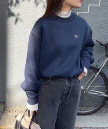 FR刺繍 起毛スウェット