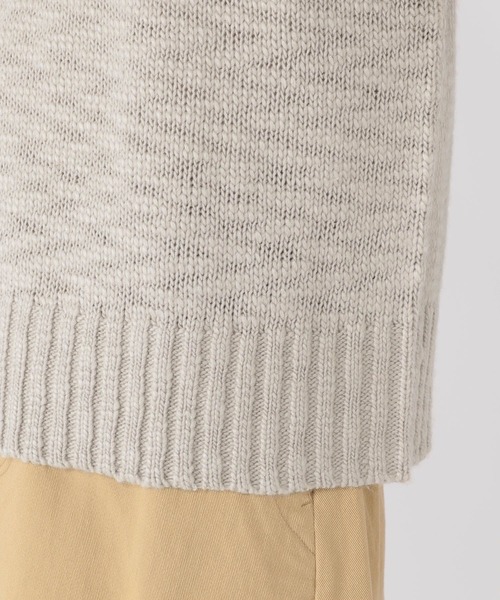 studio CLIP(スタディオクリップ)の「3ゲージ スラビーノルディックプルオーバー(ニット/セーター・レディース・ライトブルー/ライトグレー/オフホワイト・FREE)」の22枚目の写真