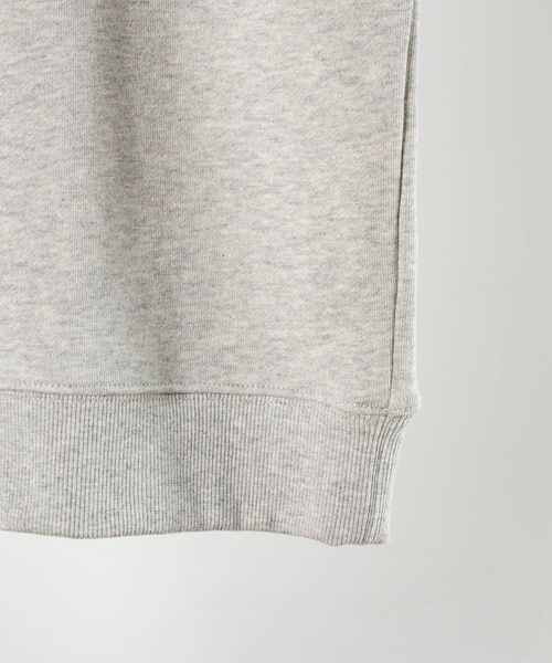 kaoyorinakami(カオヨリナカミ)の「tag logo halfzip sweat / タグロゴハーフジップスウェット(スウェット・メンズ・グレー/ベージュ/ブルー・X-LARGE/LARGE/SMALL/MEDIUM/X-SMALL)」の21枚目の写真
