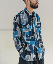 EDIFICE | ペイントパターン アーミーシャツ(その他アウター)