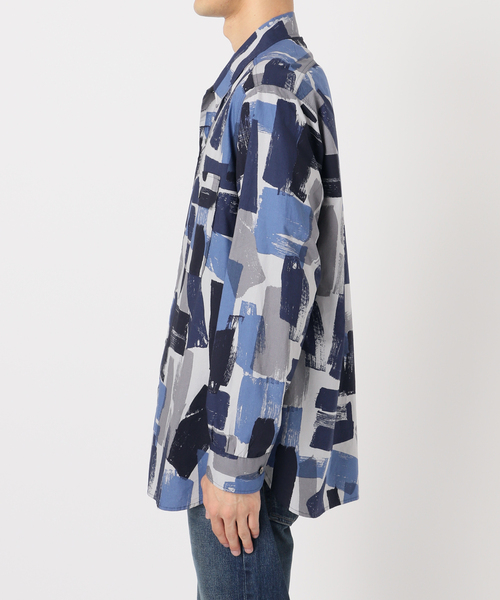 EDIFICE（エディフィス）の「ペイントパターン アーミーシャツ（その他アウター・メンズ・カーキ/ネイビー・MEDIUM/LARGE）」の19枚目の写真