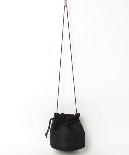 SPRUCE（スプルース）の「EM:SPRUCE マレ巾着ショルダー 軽量（ショルダーバッグ・レディース・ブラック/グリーン/ラベンダー・FREE）」の4枚目の写真