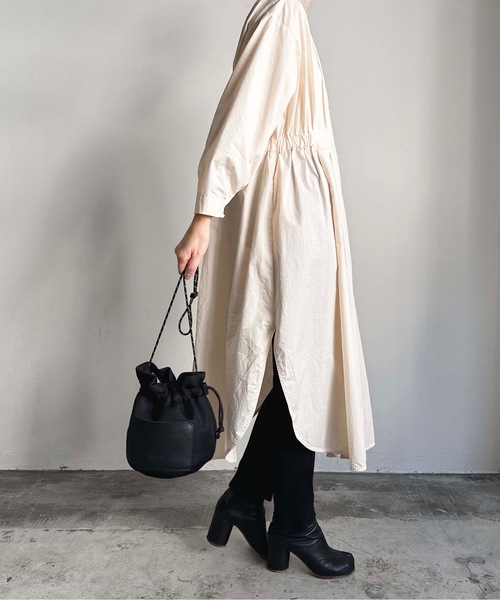 SPRUCE（スプルース）の「EM:SPRUCE マレ巾着ショルダー 軽量（ショルダーバッグ・レディース・ブラック/グリーン/ラベンダー・FREE）」の20枚目の写真