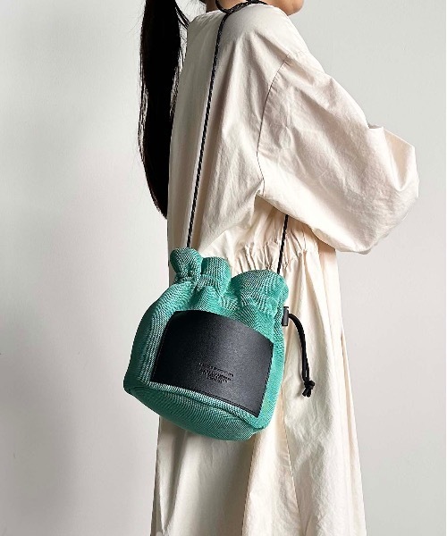 SPRUCE（スプルース）の「EM:SPRUCE マレ巾着ショルダー 軽量（ショルダーバッグ・レディース・ブラック/グリーン/ラベンダー・FREE）」の8枚目の写真