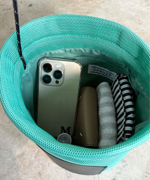 SPRUCE（スプルース）の「EM:SPRUCE マレ巾着ショルダー 軽量（ショルダーバッグ・レディース・ブラック/グリーン/ラベンダー・FREE）」の15枚目の写真