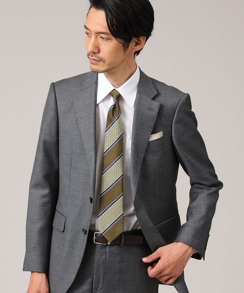 TAKEO KIKUCHI(タケオキクチ)の「【ベーシック】100双 ブロード レギュラーカラー シャツ(ビジネスシャツ・メンズ・ホワイト/ブルー系その他・02/03)」の3枚目の写真
