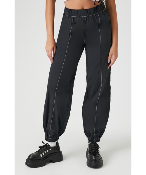 FOREVER 21(フォーエバー トゥエンティーワン)の「ナイロンジョガーパンツ(その他パンツ・レディース・ブラック/ブラウン系その他・23cm/24cm/25cm)」の6枚目の写真